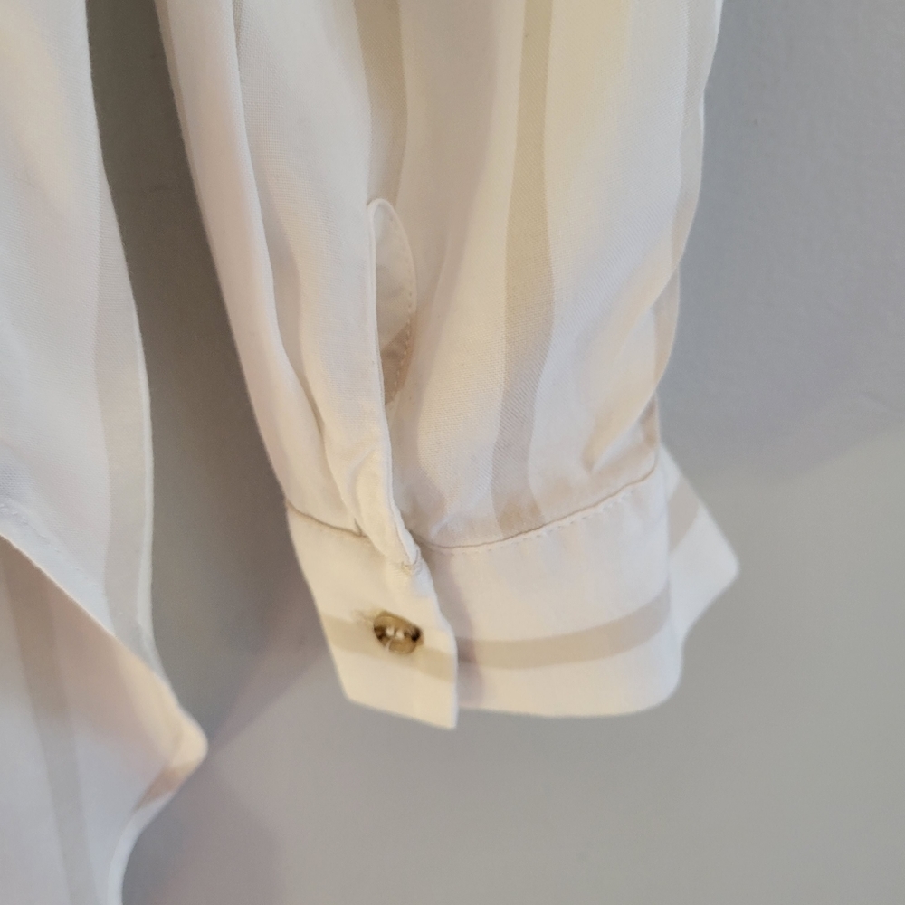 Anthropologie Maeve Sandbridge Button Down Tie‎ Front Top XS - Picture 13 of 16